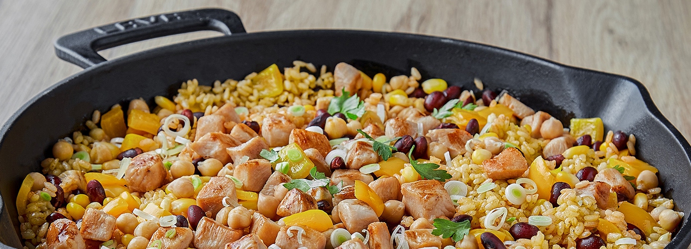 One-Skillet Mexican Chicken Rice