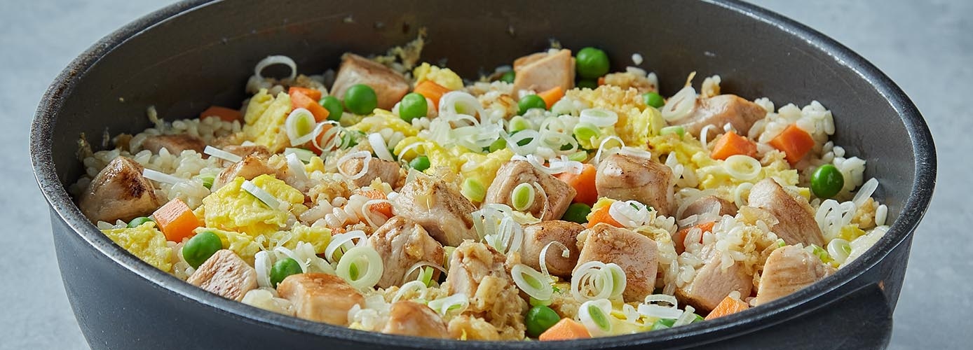 Asian One-Skillet Chicken Rice