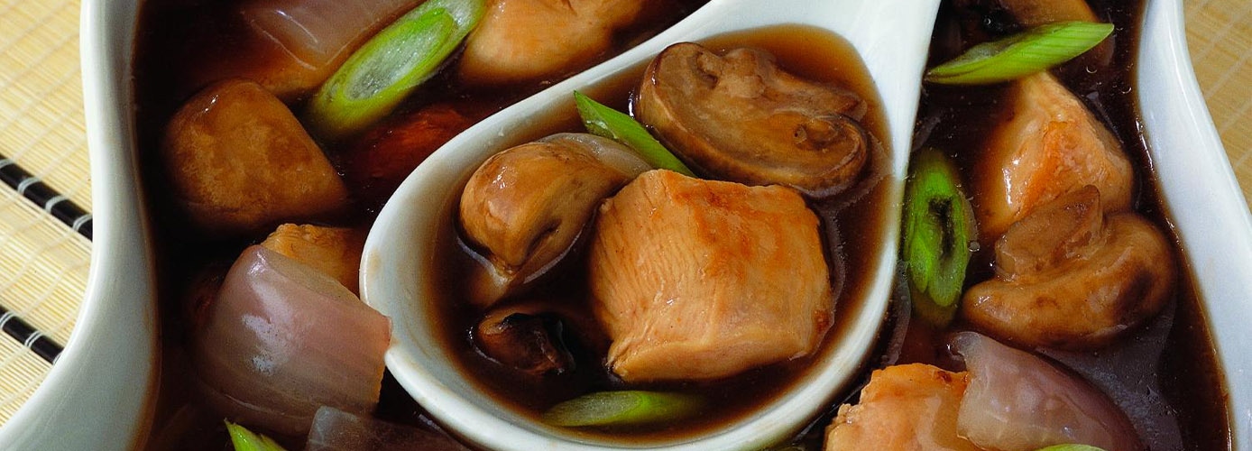 Chicken with Mushrooms and Oyster Sauce Stir-Fry