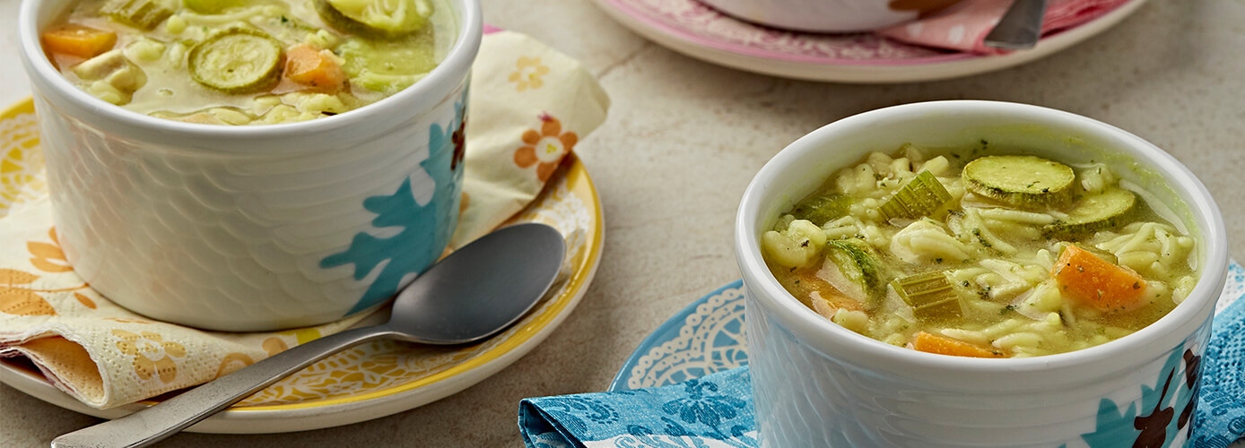 Lemon Chicken Orzo Soup