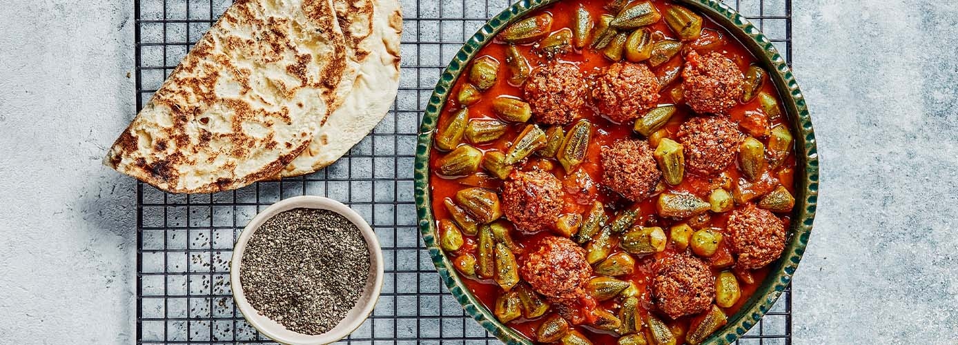 Okra Stew with Spicy Sausage