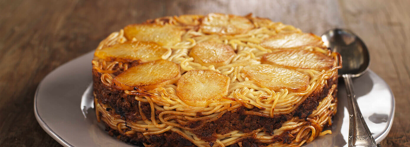 Spaghetti Bolognese Upside Down