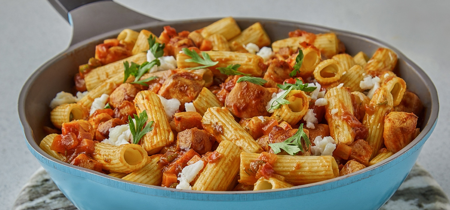pasta with ragu sauce