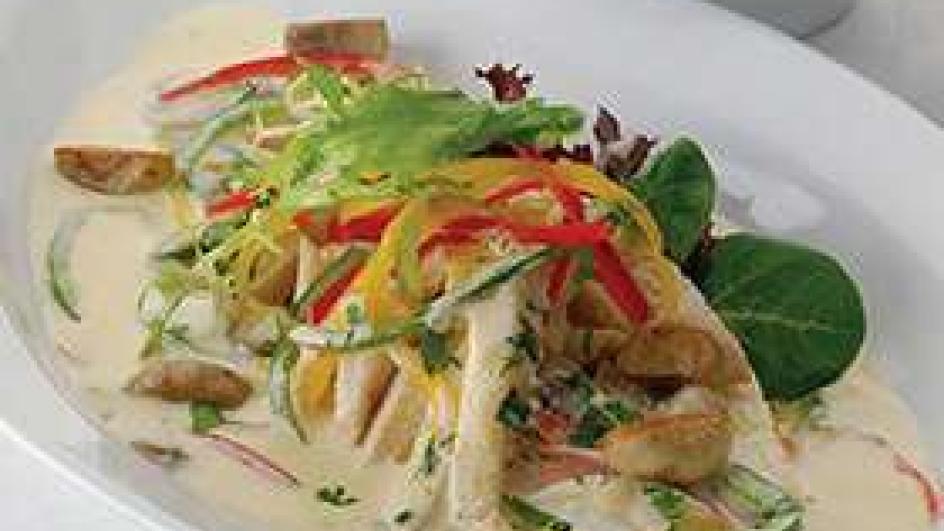 Chicken with Bell Peppers Ala Cream