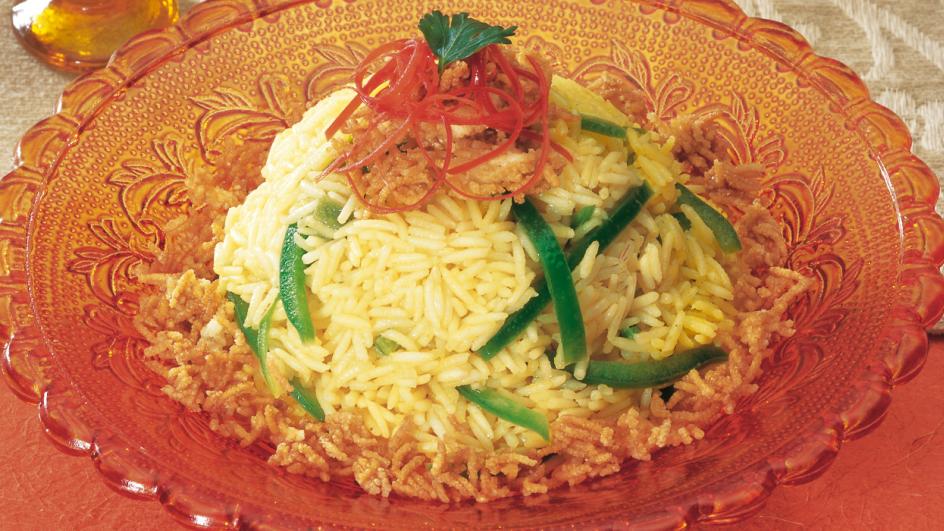 الأرز الأبيض على الطريقة العربية