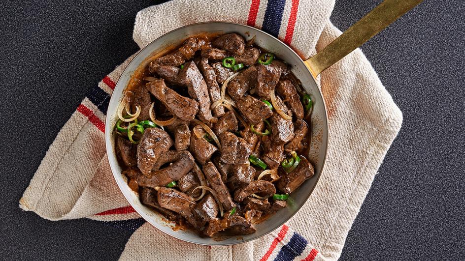 Kibdeh (Lamb Liver and Onions)