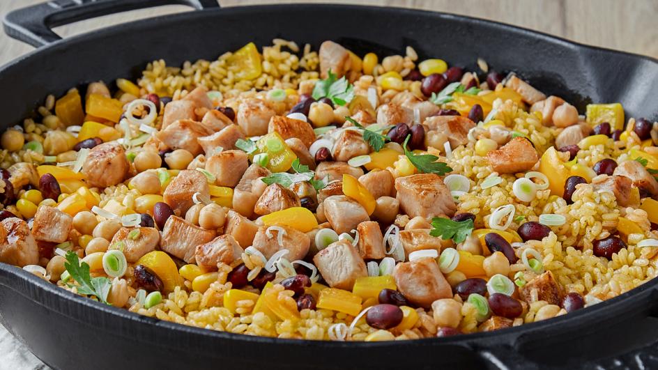 One-Skillet Mexican Chicken Rice