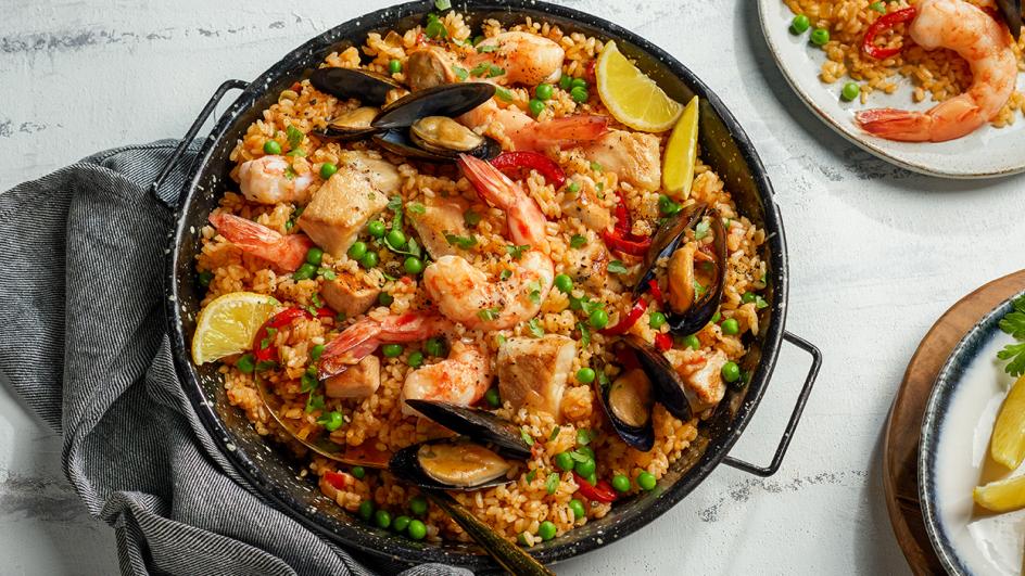 Chicken and Seafood Paella