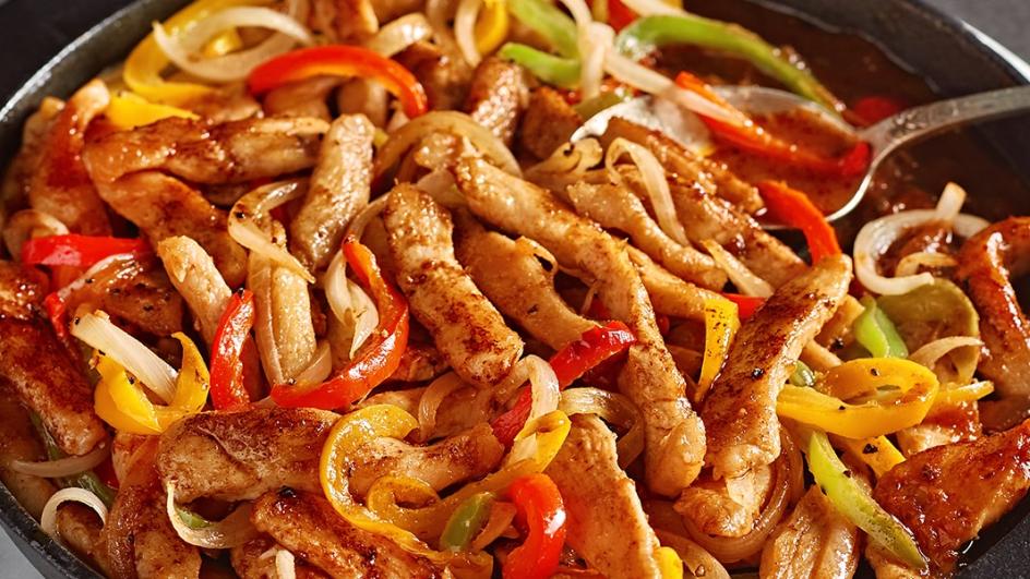 Hot and spicy chicken Fajita