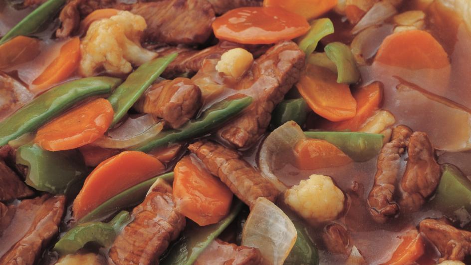 stir fried beef in oyster sauce