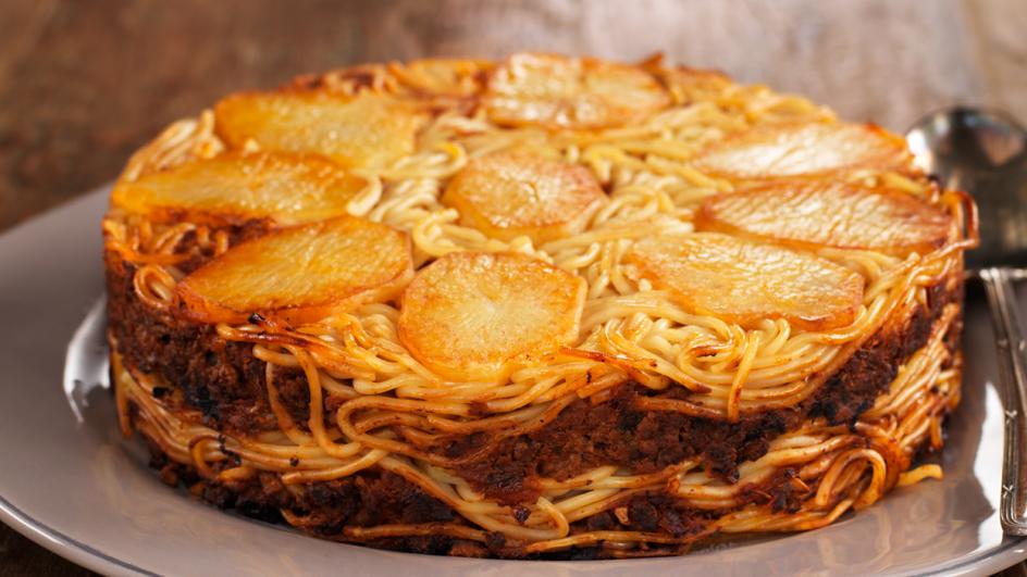 Spaghetti Bolognese Upside Down