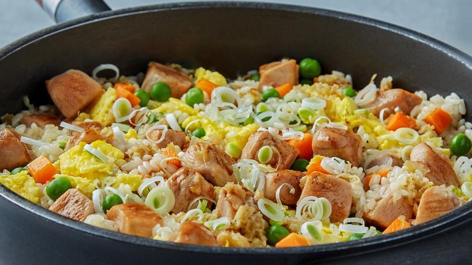 One-Skillet Asian Rice with Chicken