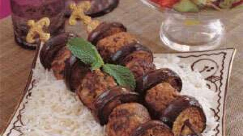 Kofta Orfali with White Rice