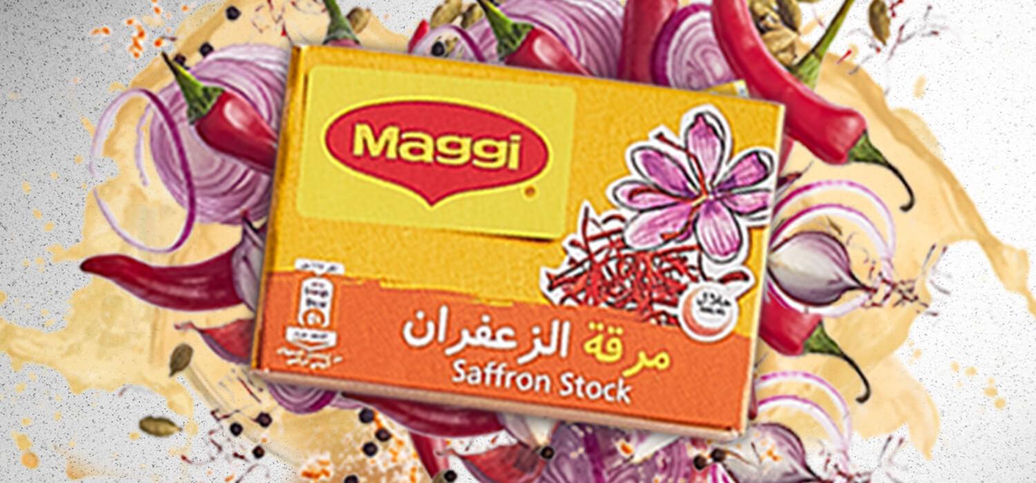 Maggi Saffron Stock