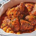 Chermoula chicken with potatoes (Fish Tagine style)