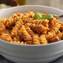 Rotini Pasta with Roasted Red Bell Peppers