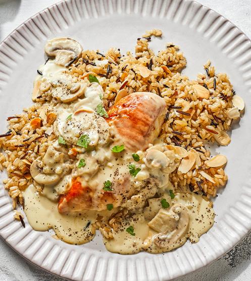 Roasted chicken ragout