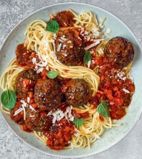 spaghetti meatballs