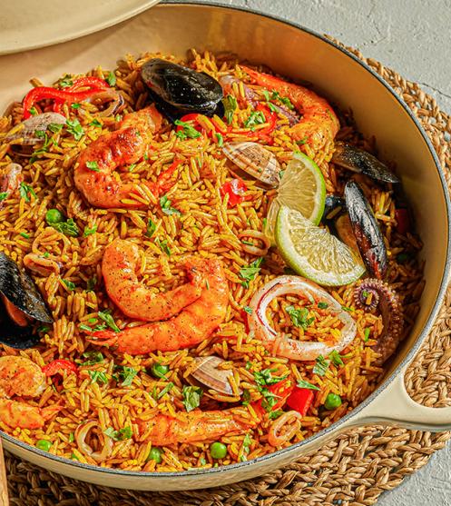 Seafood Kabsa Paella Style