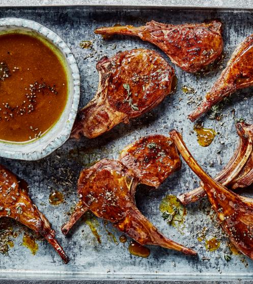 lamb chops with honey sauce