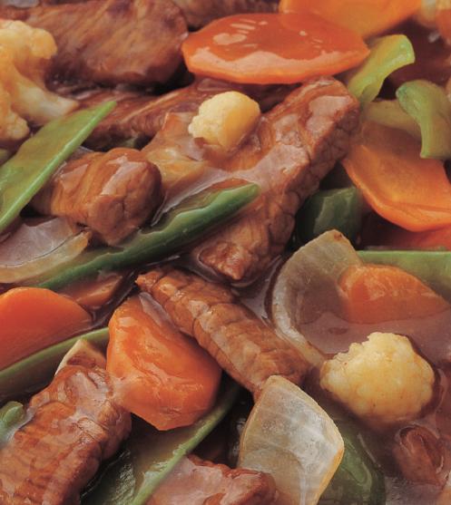 stir fried beef in oyster sauce