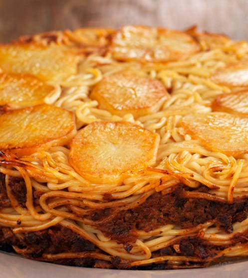 Bolognese pie