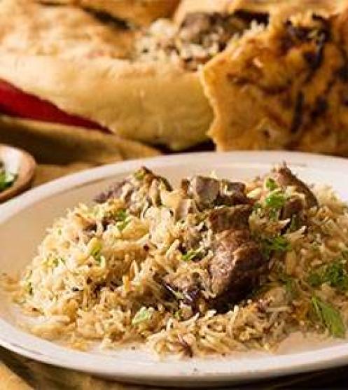 Oven Baked Rice with Lamb and Cauliflower - media description