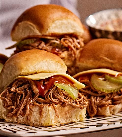 Pulled beef sliders