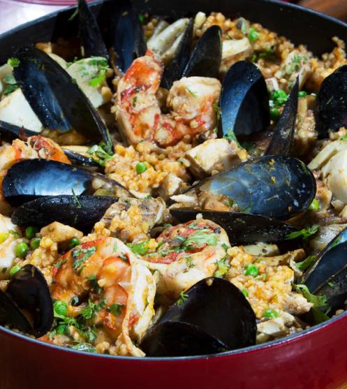 SEAFOOD MAJBOOS-PAELLA STYLE