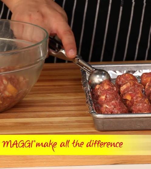 Spicy Meatballs in Pomegranate BBQ Sauce