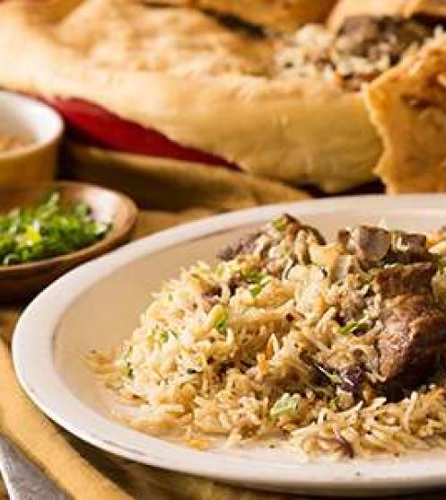 الأرز المطهو بالفرن بلحم الغنم والقرنبيط - media description