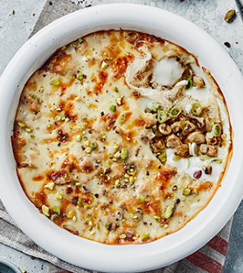 Kunafa Bechamel Pie - media description