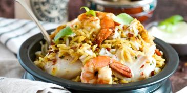 Seafood Biryani