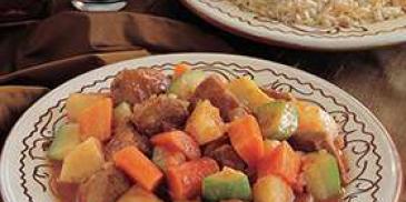 Vegetables with Lamb Stew