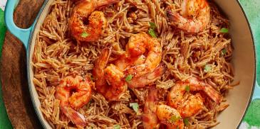 Prawn Vermicelli paella