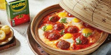 Moroccan Meatball Tagine Recipe with Tomato Sauce – Kefta Mkaoura bel beid