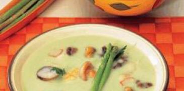 Seafood Asparagus and Coconut Soup