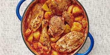Potato & Chicken Oven Bake