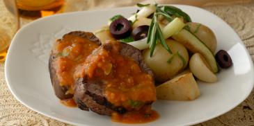 Provencal Steak with Spring Vegetables