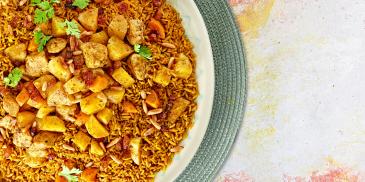 Quick and easy chicken kabsa rice