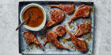 Lamb Chops with Honey Sauce