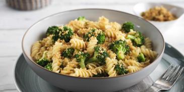 Fusilli with Broccoli and Spicy Bread Crumbs