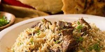 Oven Baked Rice with Lamb and Cauliflower