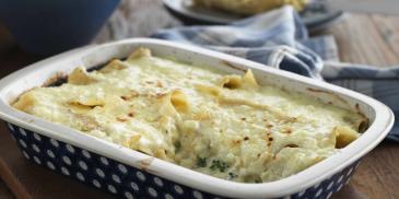 Creamy Broccoli & Cheddar Cannelloni