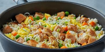 One-Skillet Asian Rice with Chicken