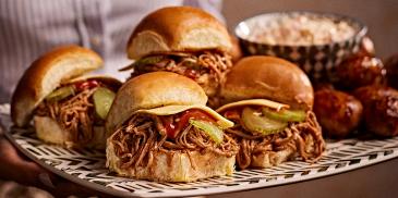 Pulled beef sliders