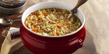 Beef Minestrone with Green Cabbage and White Beans