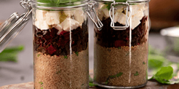 Healthy Quinoa Beetroot Jars