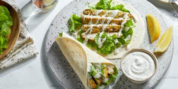 Lemon Pepper Caesar Wraps