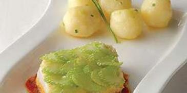 King Fish with Celery Mousse